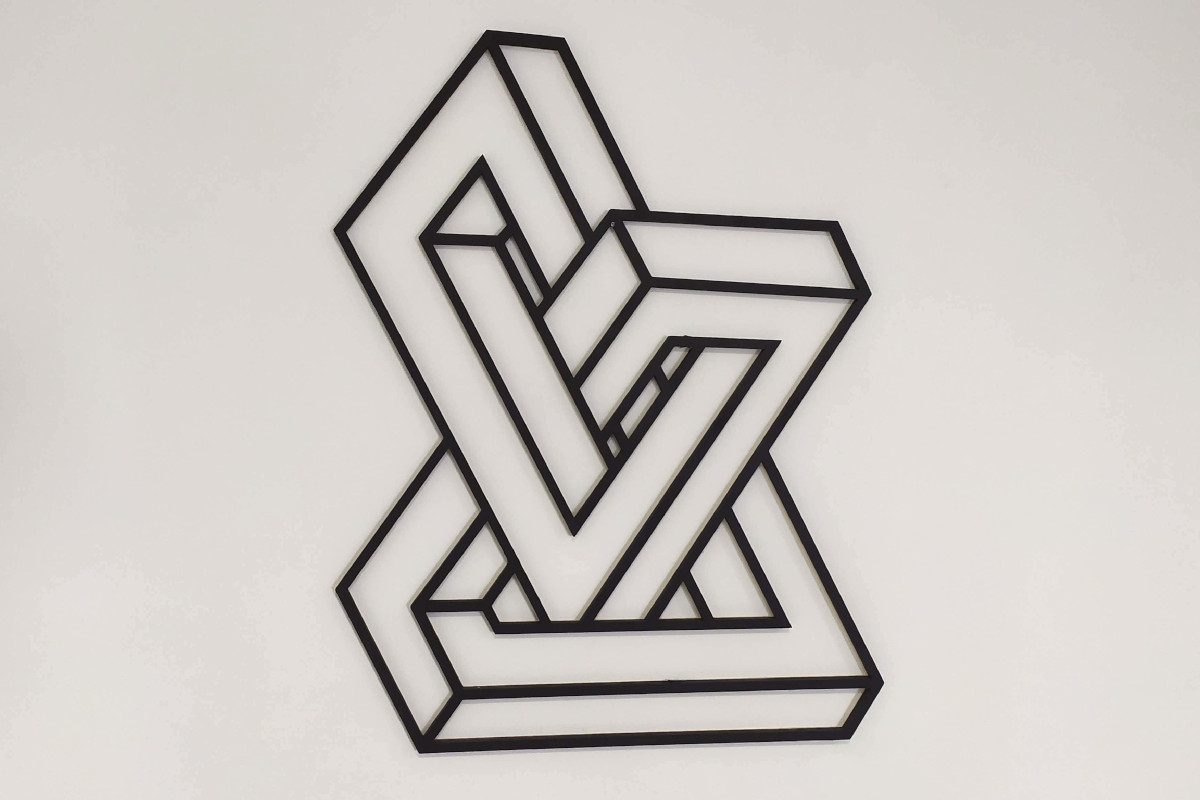 Dřevěný obraz - GEOMETRIE - BAREVNĚ LAKOVANÝ