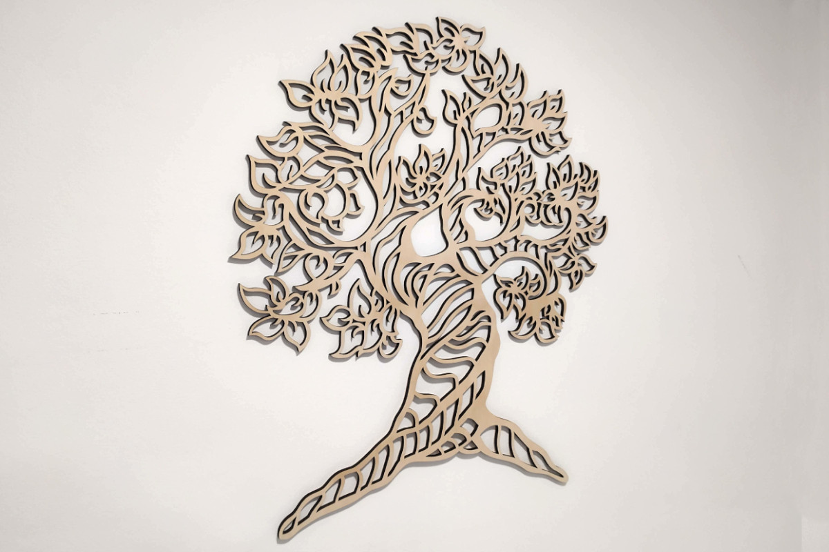 Dřevěný obraz - BONSAI