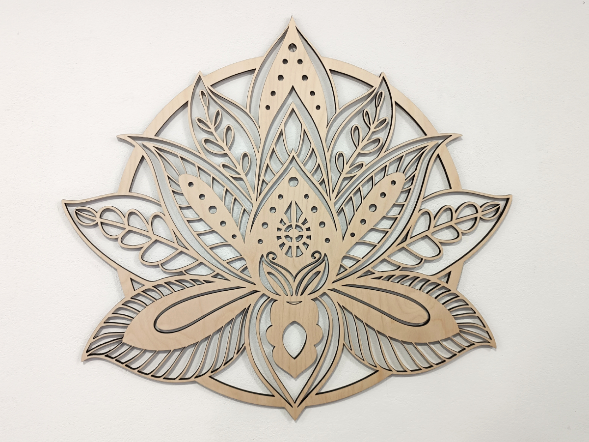 Dřevěný obraz - MANDALA BLOOM 