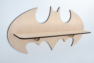Dětská dřevěná polička - BATMAN